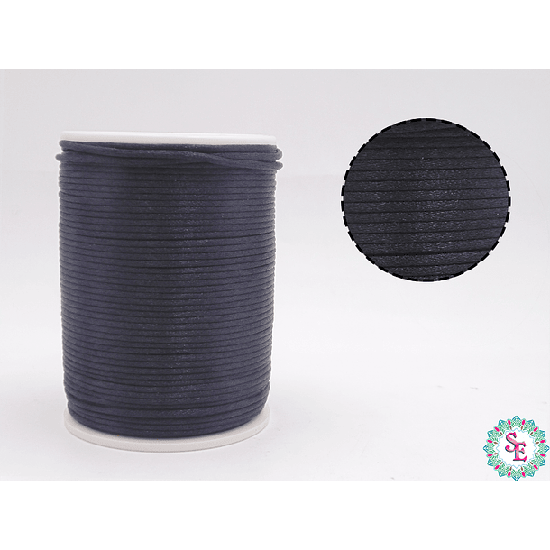 CORDON SEDA 2MM NEGRO ROLLO*144YARDS