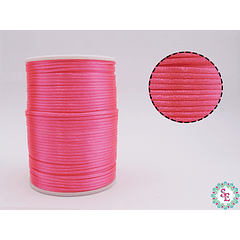 CORDON SEDA 2MM ROSADO FUERTE ROLLO*144YARDS