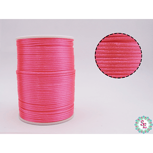 CORDON SEDA 2MM ROSADO FUERTE ROLLO*144YARDS