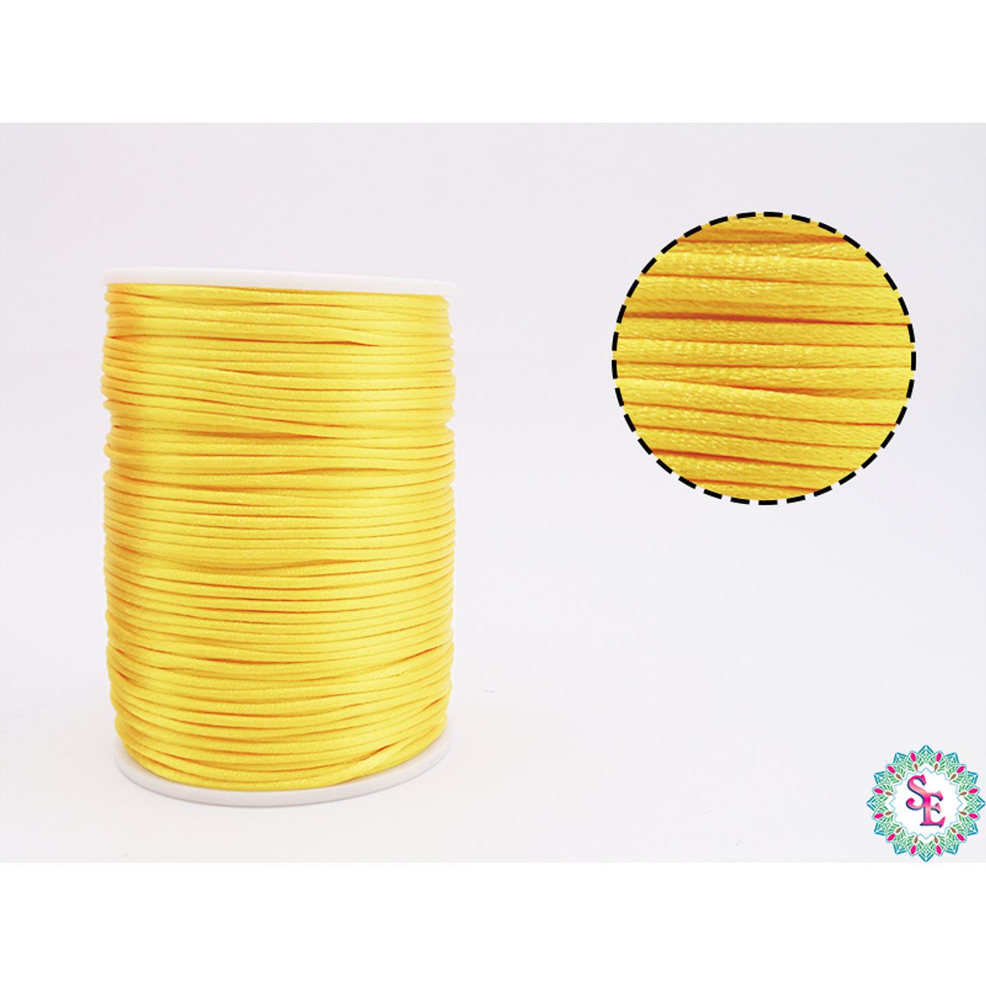 CORDON SEDA 2MM AMARILLO ROLLO*144YARDS 1