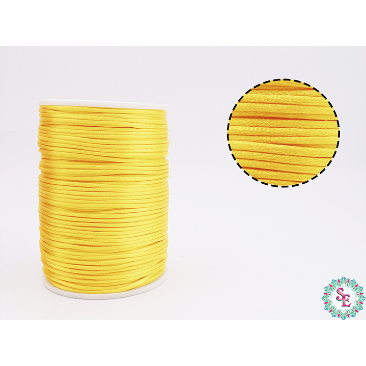 CORDON SEDA 2MM AMARILLO ROLLO*144YARDS 1