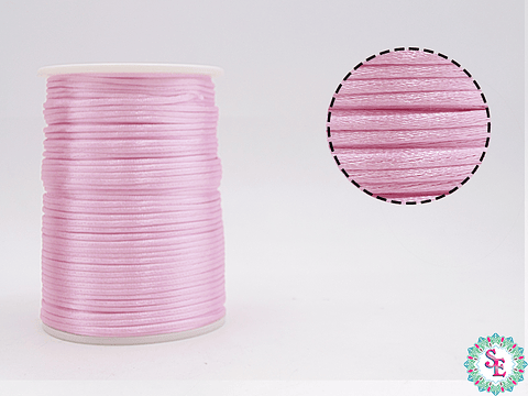 CORDON SEDA 2MM ROSADO CLARO ROLLO*144YARDS 