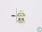 RODIO BUDA DORADO CIRCON FRENTE BLANCO 17MM - Miniatura 2