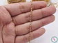  ACERO DORADO  CADENA PUNTICO 2MM - Miniatura 2