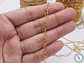 ACERO DORADO  CADENA CORAZON 4MM - thumbnail 2