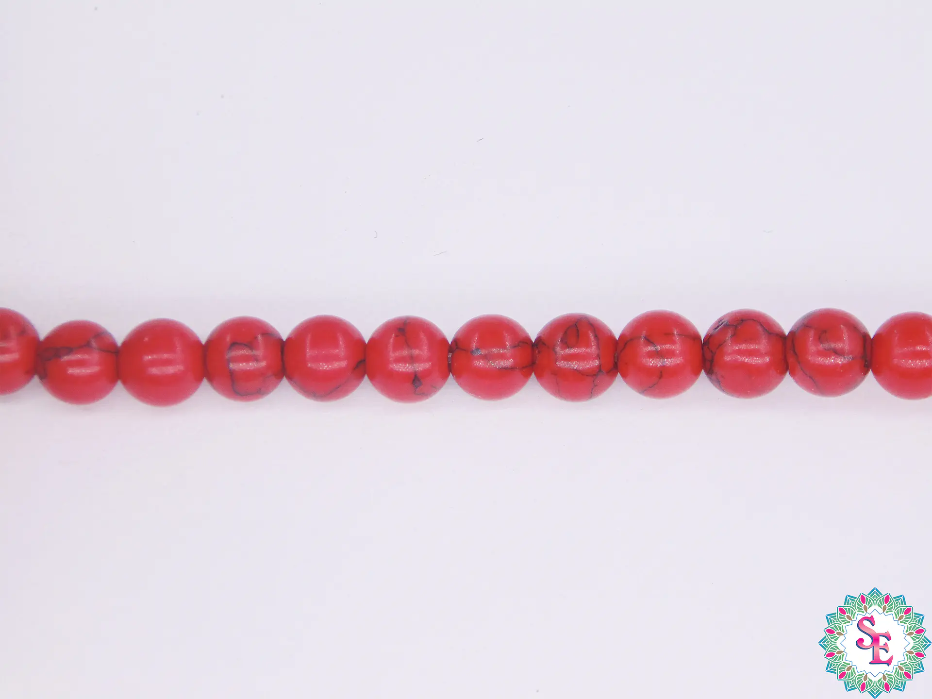 FOSIL REDONDO ROJO # 6MM TIRA*70PC 1