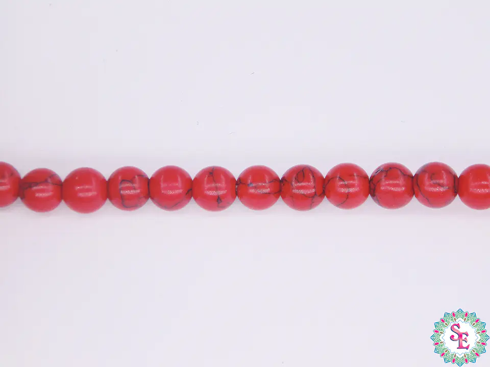 FOSIL REDONDO ROJO # 6MM TIRA*70PC 1
