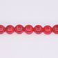 RED ROUND FOSSIL # 8MM STRING*50PC - thumbnail 1