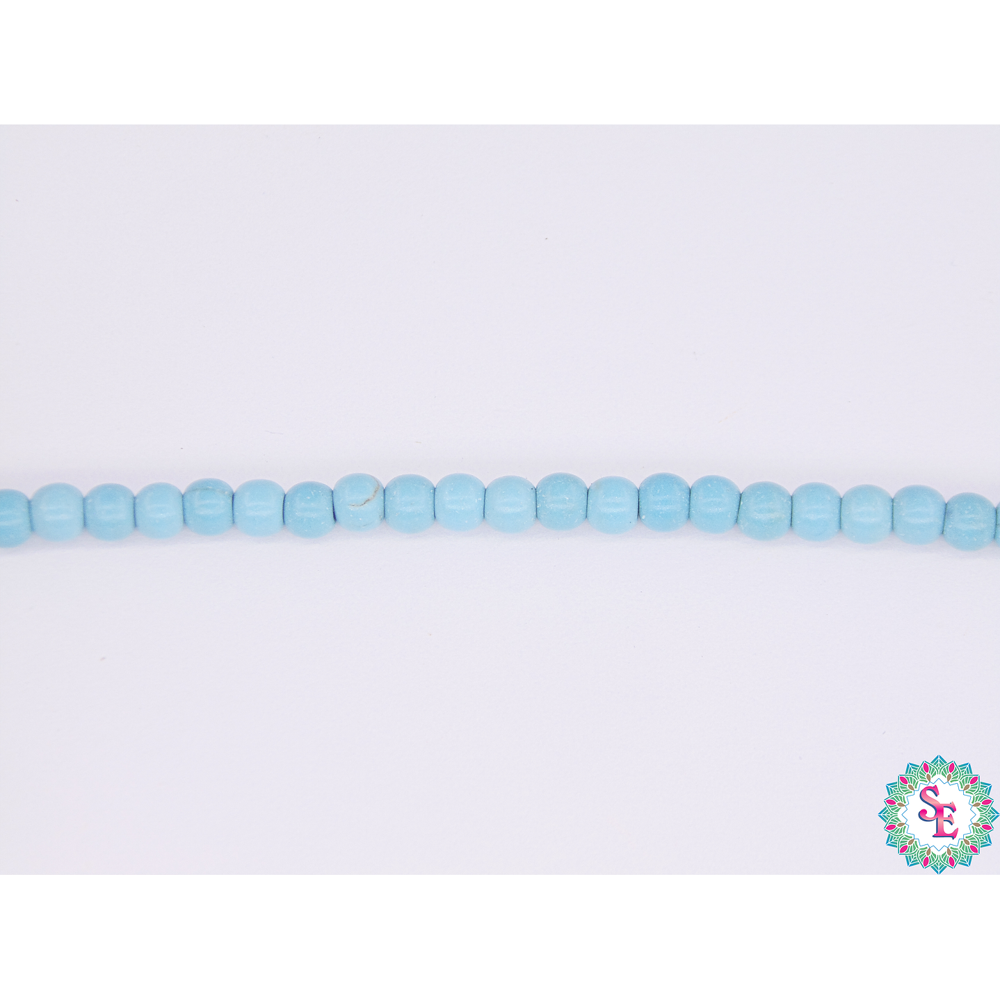 FOSIL REDONDO TURQUEZA # 4MM TIRA*100PC  1