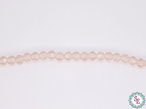 CRISTAL MURANO # 4MM CAFE CLARO TRANSPARENTE