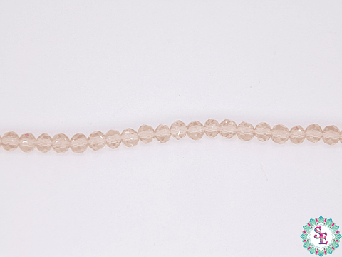 CRISTAL MURANO # 3MM CAFE CLARO TRANSPARENTE