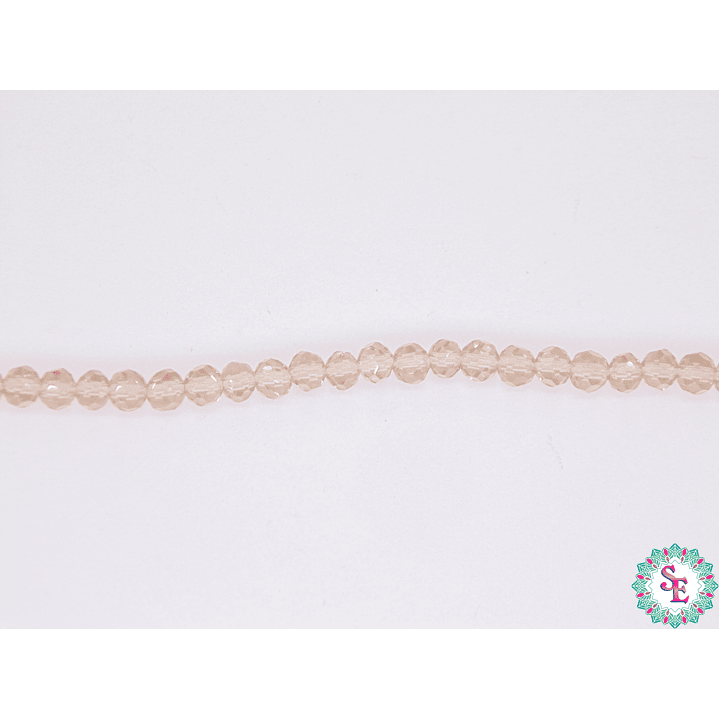 CRISTAL MURANO # 3MM CAFE CLARO TRANSPARENTE 1