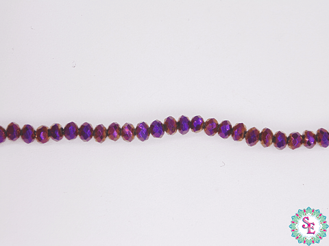 CRISTAL MURANO # 3MM MORADO ELECTRICO