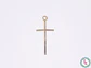 ORO GOLFI METALICO MINI DIJE CRUZ DELGADA 23MM  - Miniatura 1