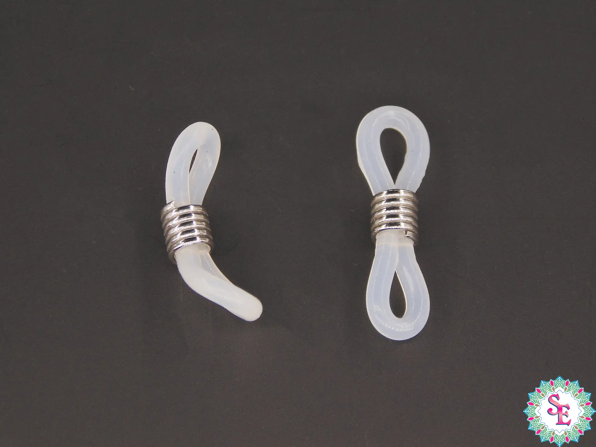TERMINAL FOR TRANSPARENT GLASSES SPRING SILVER 1