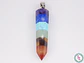 PIEDRA NATURAL PENDULO 12*50MM 7 CHAKRAS - Miniatura 1
