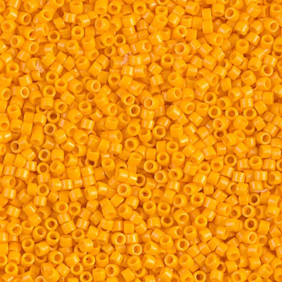 MIYUKI DELICA 11/0 OPAQUE CANTALOUPE DB2103 X 10 GRAMS 1