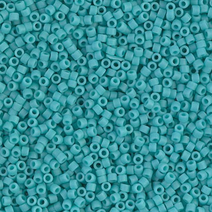 MIYUKI DELICA 11/0 MATE OP TURQUOISE DB0759 X 10 GRAMOS  1