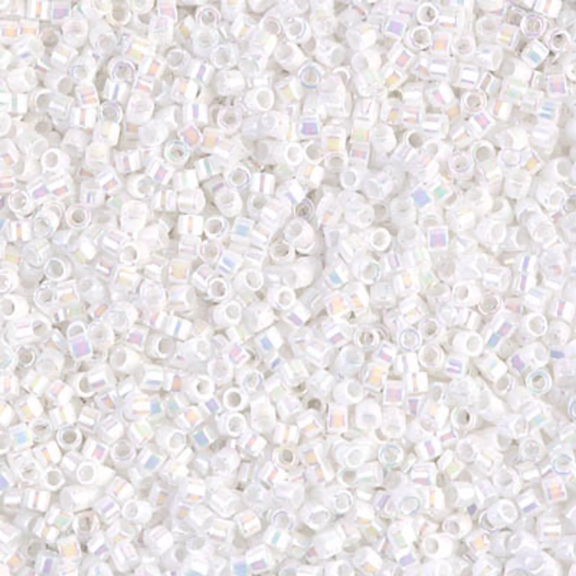 MIYUKI DELICA 11/0 WHITE PEARL DB0202 X 10 GRAMS 1