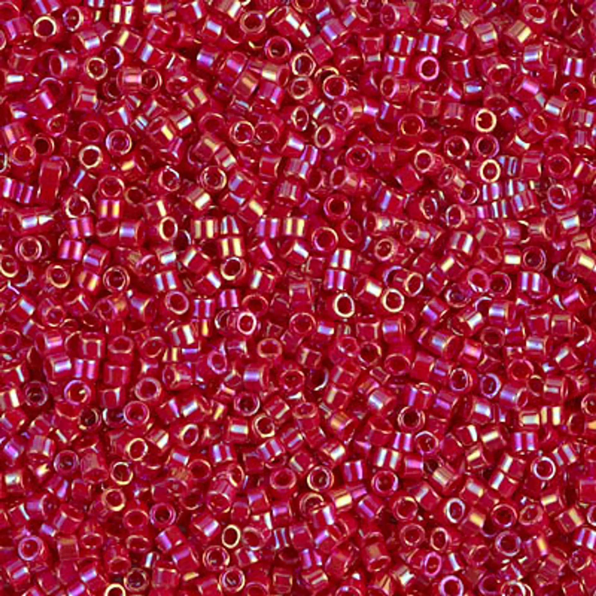 MIYUKI DELICA 11/0  OPAQUE RED AB DB0162 X 10 GRAMOS  1