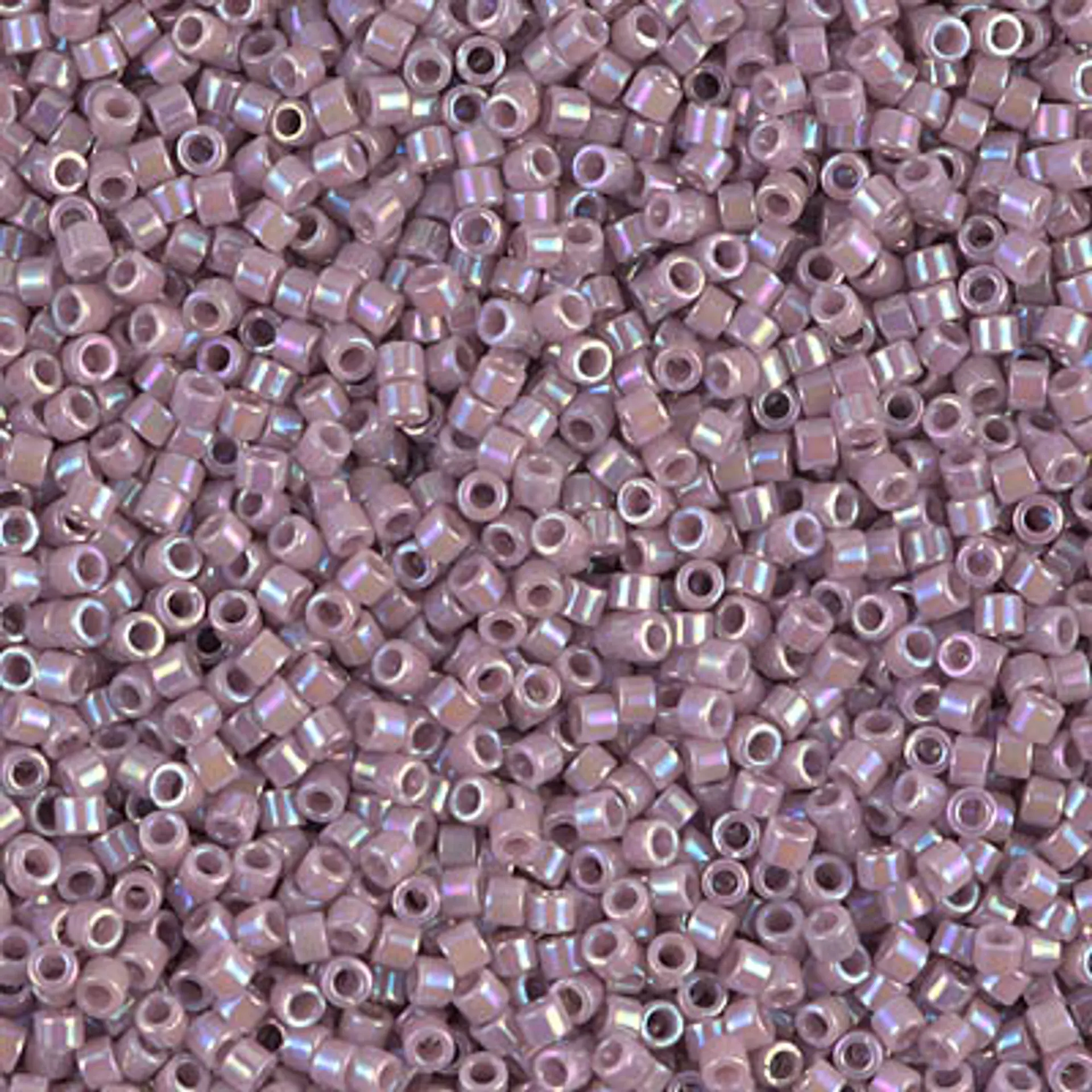MIYUKI DELICA 11/0 OPAQUE MAUVE AB DB0158 X 10 GRAMS 1