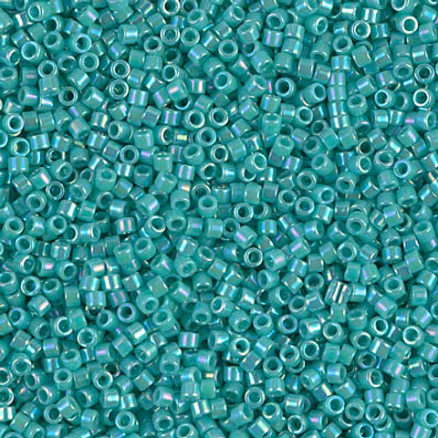 MIYUKI DELICA 11/0 OP TURQUOISE AB DB0165 X 10 GRAMOS 