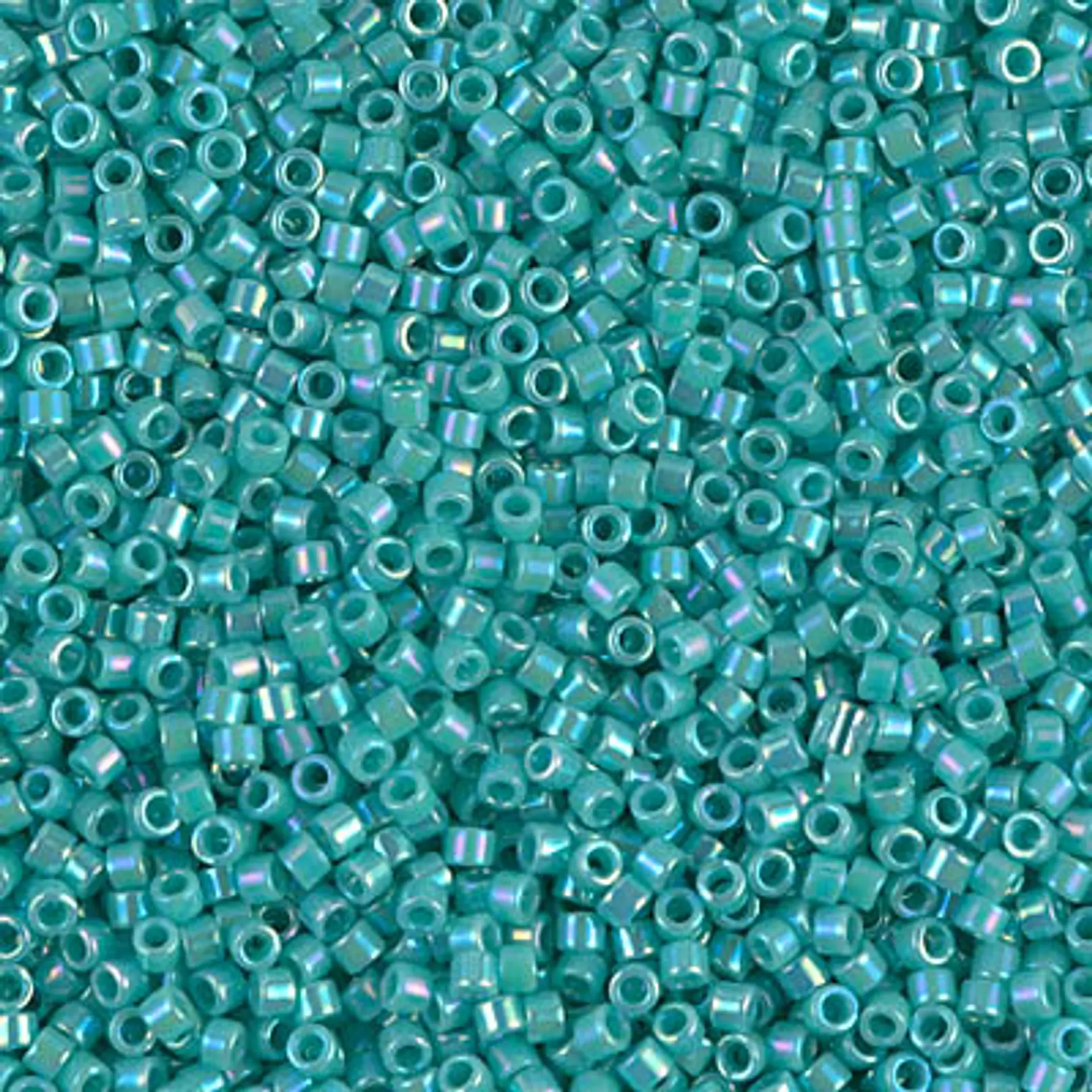MIYUKI DELICA 11/0 OP TURQUOISE AB DB0165 X 10 GRAMOS  1
