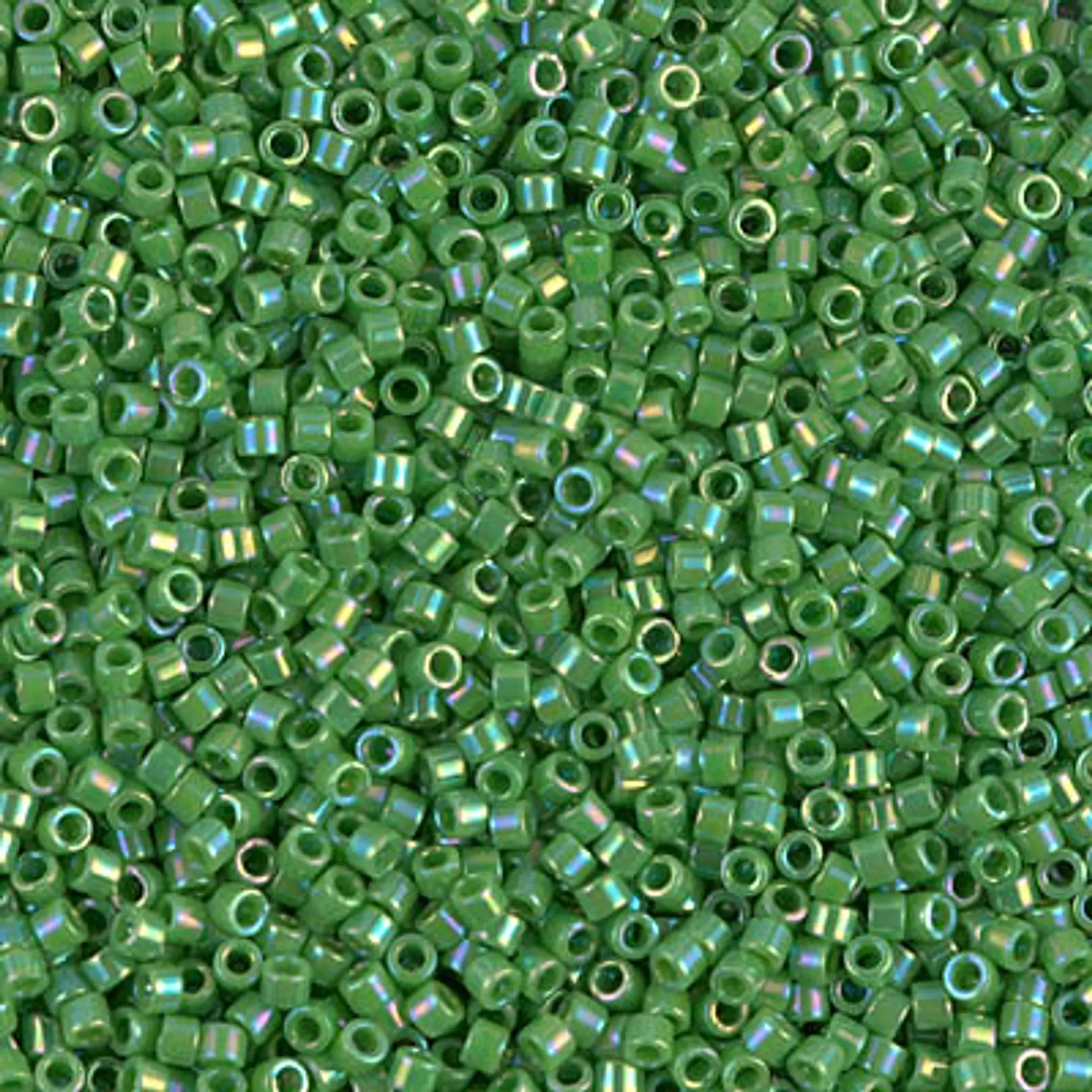 MIYUKI DELICA 11/0 OPAQUE GREEN AB DB0163 X 10 GRAMOS  1