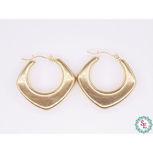 ACERO DORADO CANDONGA PLANA LISA HEXAGONO 30MM