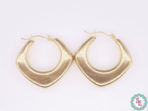 ACERO DORADO CANDONGA PLANA LISA HEXAGONO 30MM