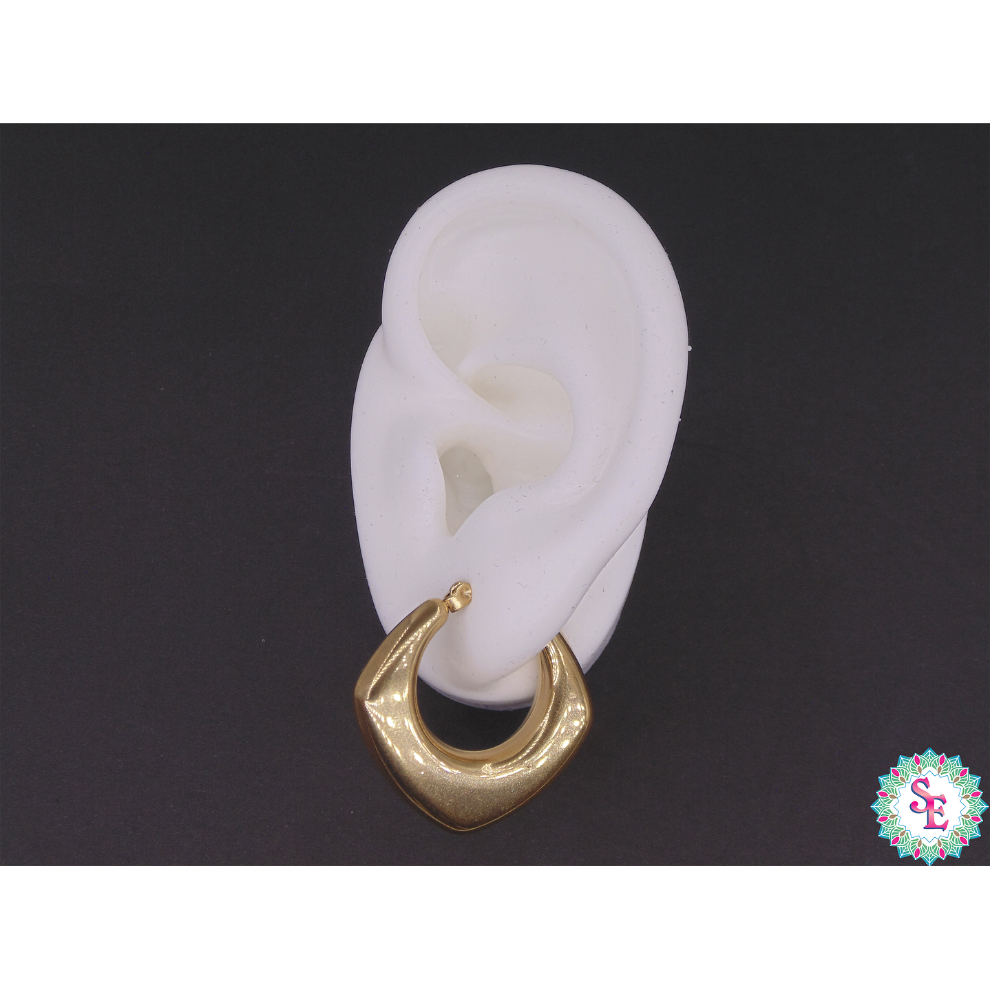 ACERO DORADO CANDONGA PLANA LISA HEXAGONO 30MM 2