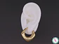 ACERO DORADO CANDONGA PLANA LISA HEXAGONO 30MM - Miniatura 2