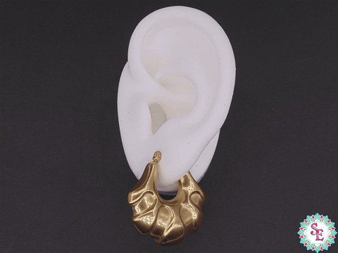 ACERO DORADO CANDONGA FORMA CONCHA 30MM