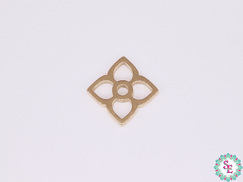 ACERO DORADO FLOR 13*13MM