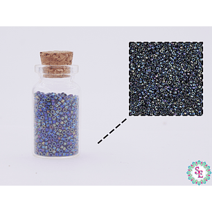 MIYUKI DELICA 11/0 BLACK  AB  DB0005 X 10 GRAMOS 