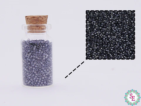 MIYUKI DELICA 11/0 GUNMETAL DB0001 X 10 GRAMOS 
