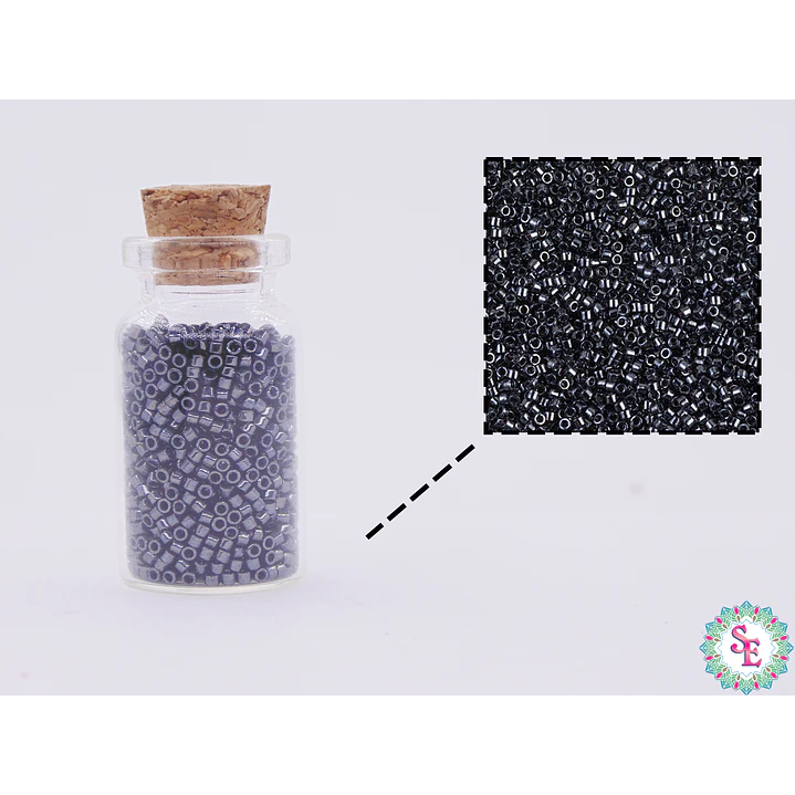 MIYUKI DELICA 11/0 GUNMETAL DB0001 X 10 GRAMOS  2