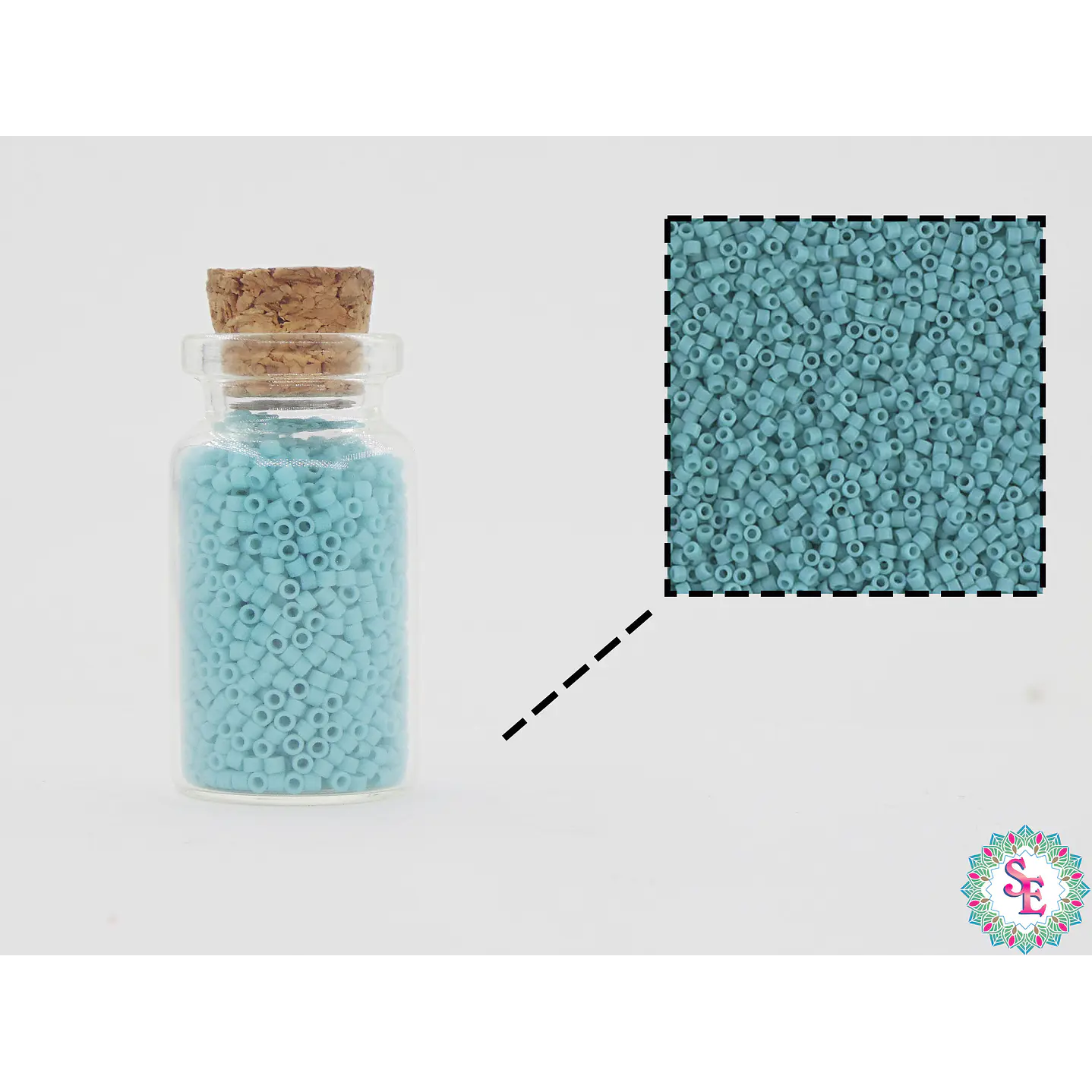 MIYUKI DELICA 11/0 MATE OP TURQUOISE DB0759 X 10 GRAMOS  2