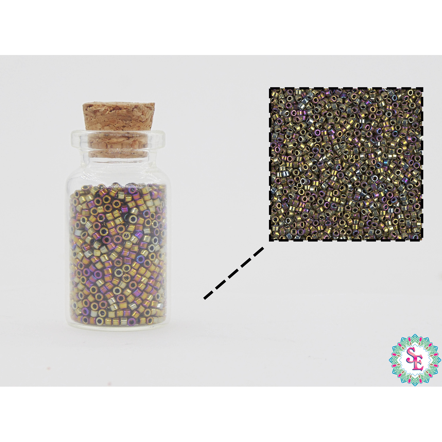 MIYUKI DELICA 11/0 META MED BRONZE AB DB0029 X 10 GRAMOS 2