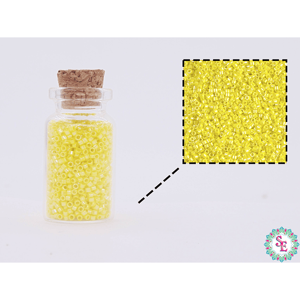MIYUKI DELICA 11/0 OPAQUE YELLOW AB DB0160 X 10 GRAMOS 
