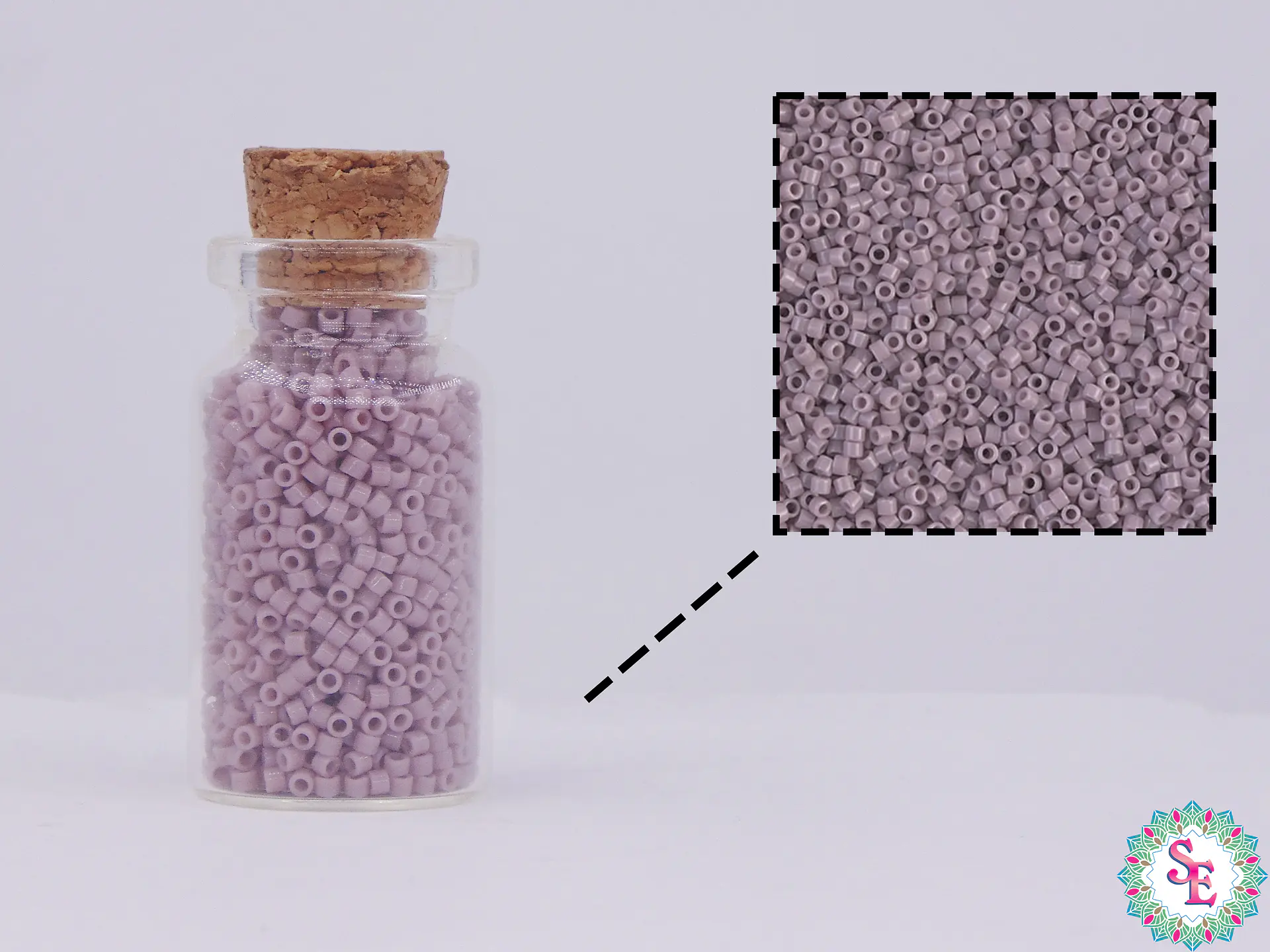 MIYUKI DELICA 11/0 OPAQUE LILAC DB0728 X 10 GRAMS 2