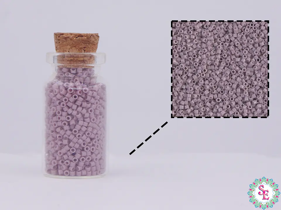 MIYUKI DELICA 11/0 OPAQUE LILAC DB0728 X 10 GRAMS 2