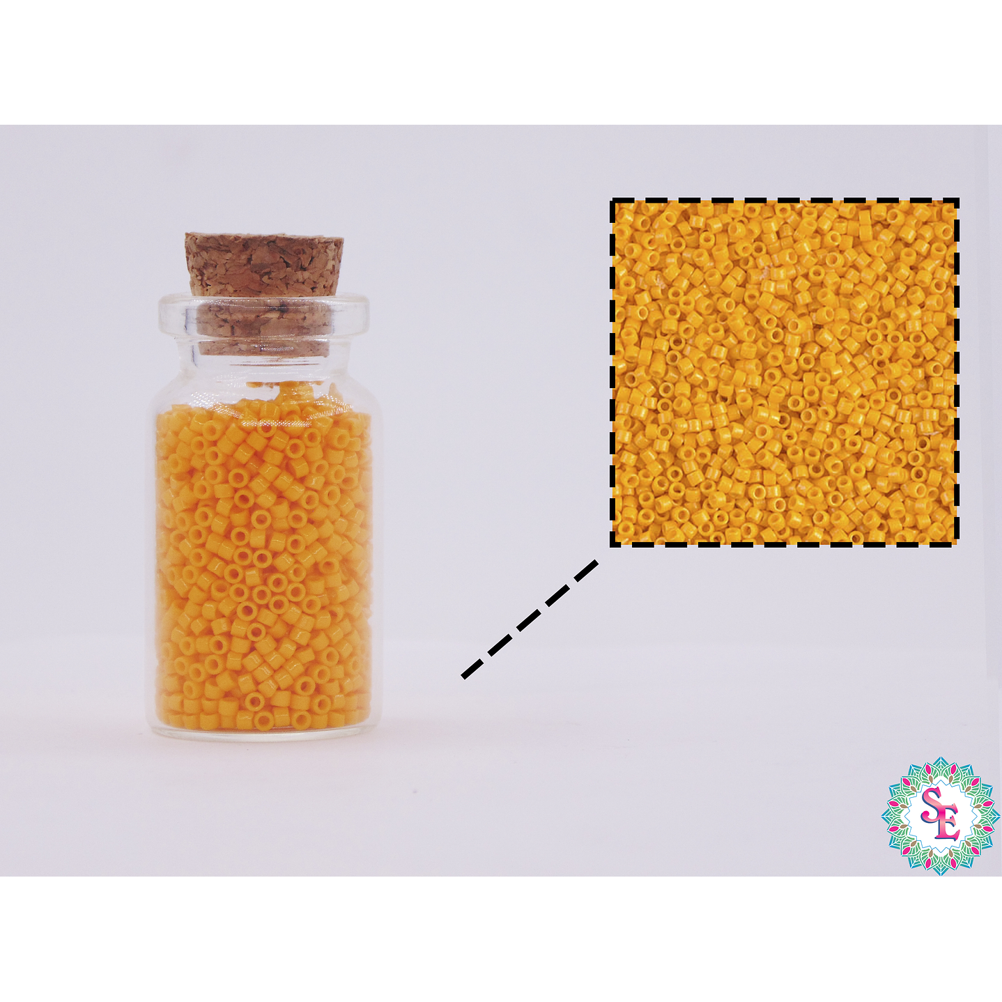 MIYUKI DELICA 11/0 OPAQUE CANTALOUPE  DB2103 X 10 GRAMOS  2