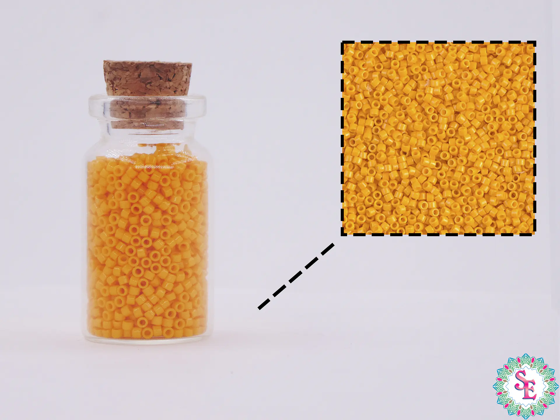 MIYUKI DELICA 11/0 OPAQUE CANTALOUPE DB2103 X 10 GRAMS 2