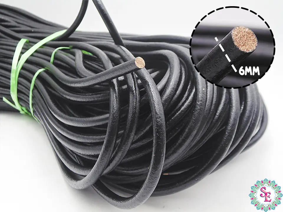 CUERO DE VACA LISO NEGRO 6MM  2