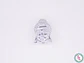 RODIO PLATEADO BUDA 15*11MM CIRCON BLANCO - Miniatura 1