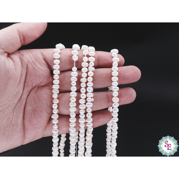 PERLA DE RIO  REDONDA 4*5MM 2