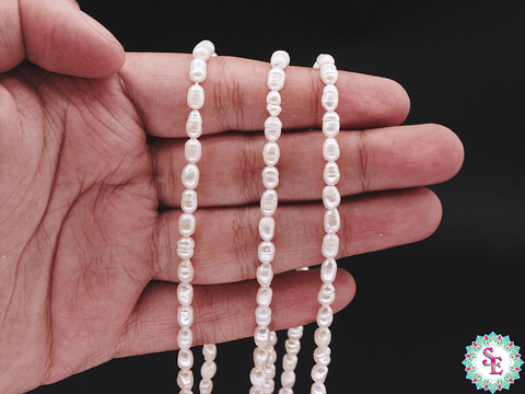 PERLA DE RIO 3-4MM OVALADA