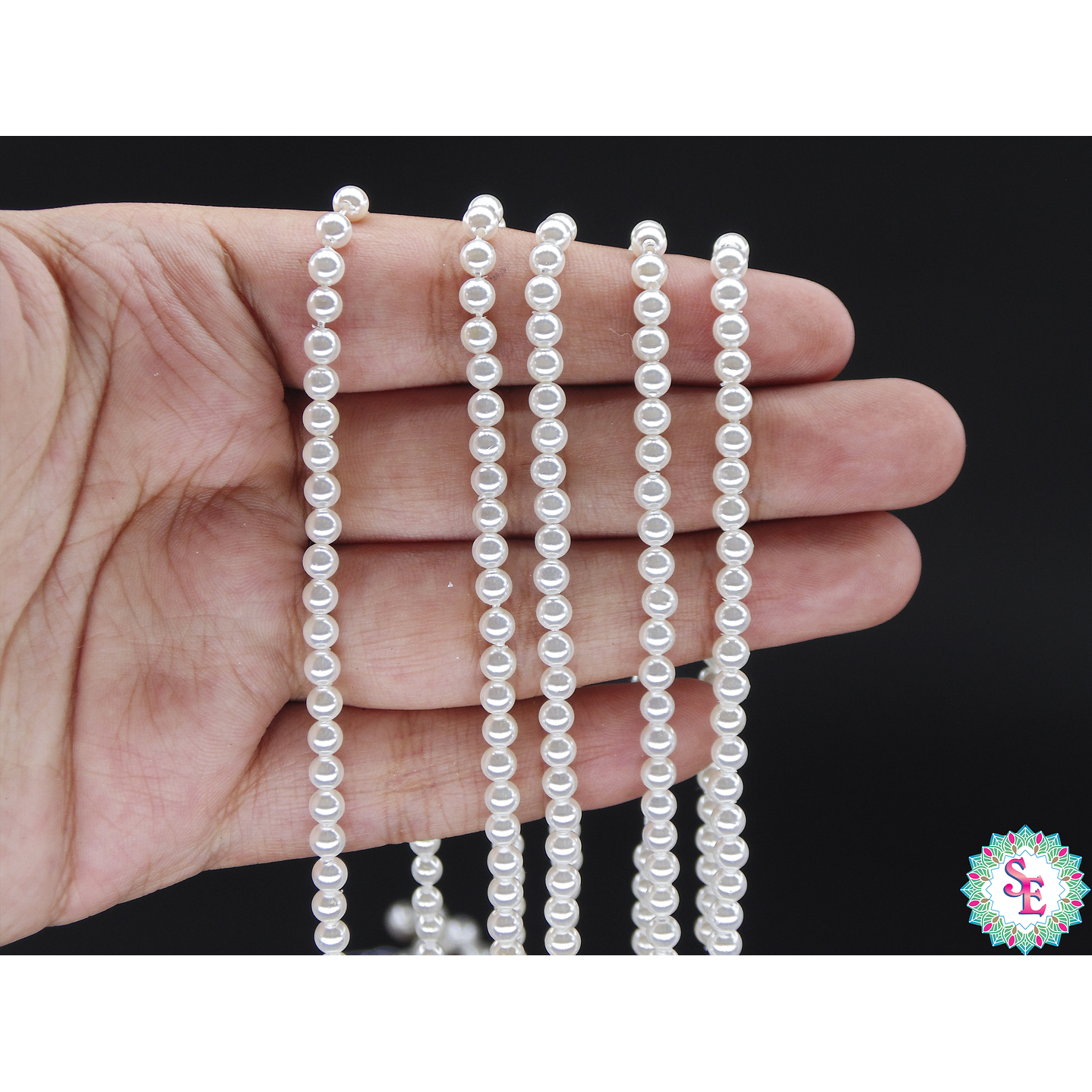 PERLA  CHELL # 4MM BLANCA  2