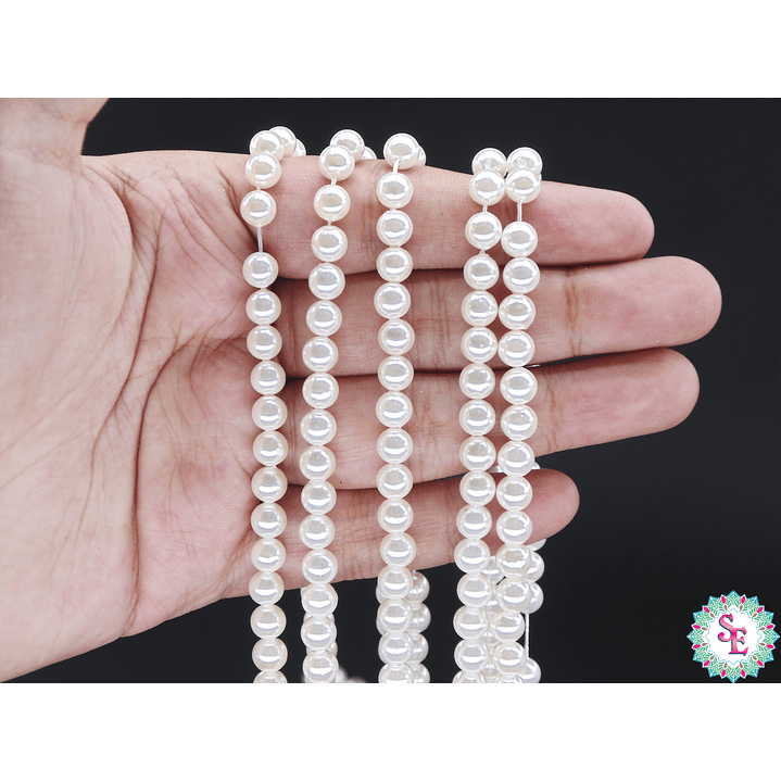 PERLA  CHELI # 6MM BLANCA  2